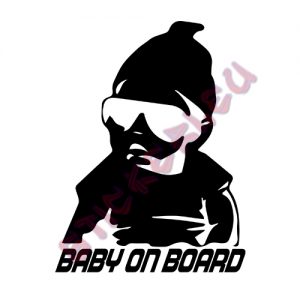 Стикер baby on board - 1 - Stickeri.eu