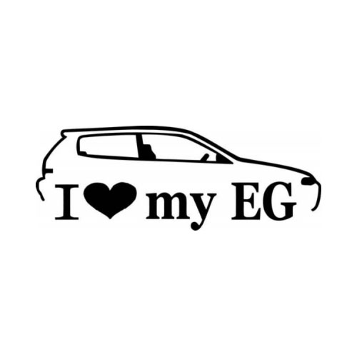 Стикер I Love my EG