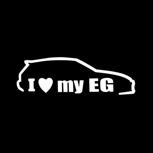 Стикер I Love my EG