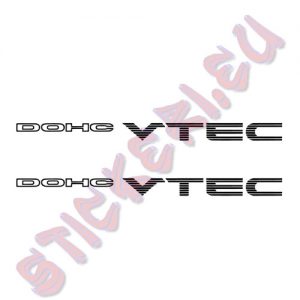 Стикери Honda DOHC Vtec