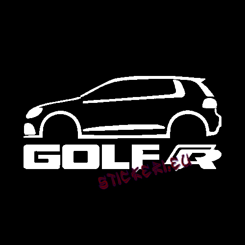 Стикер VW Golf R