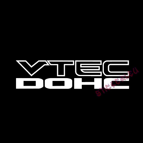 Стикер Honda DOHC Vtec 2