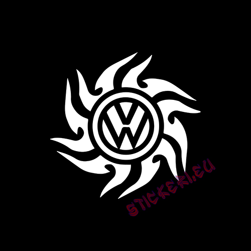 Стикер Volkswagen емблема 2