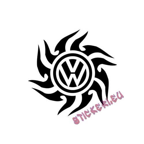 Стикер Volkswagen емблема