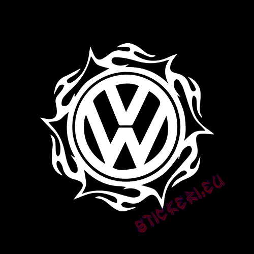 Стикер Volkswagen емблема 4 2
