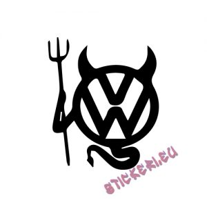 Стикер Devil Volkswagen