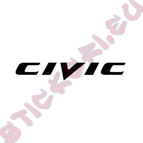 Стикер за кола Civic