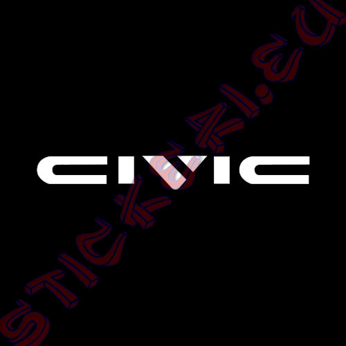 Стикер Honda Civic