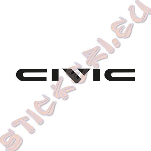 Стикер Honda Civic