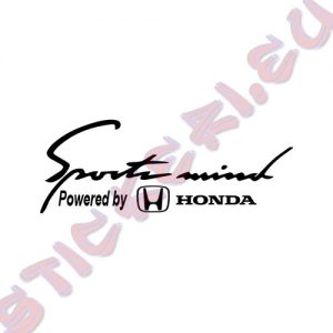 Стикер за кола Sports Mind Honda