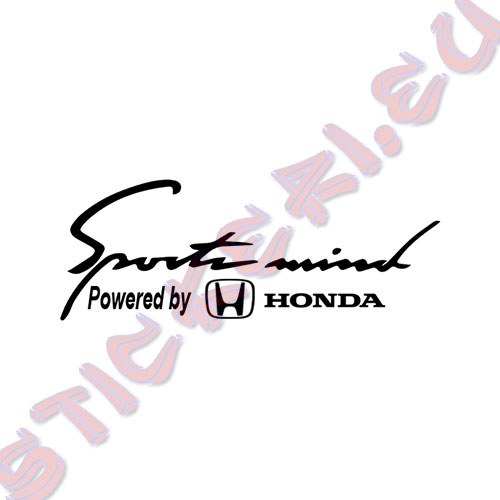 Стикер за кола Sports Mind Honda