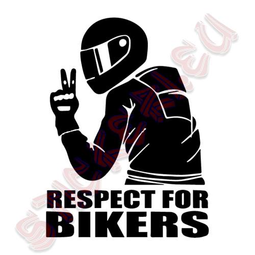 Стикер Respect For Bikers