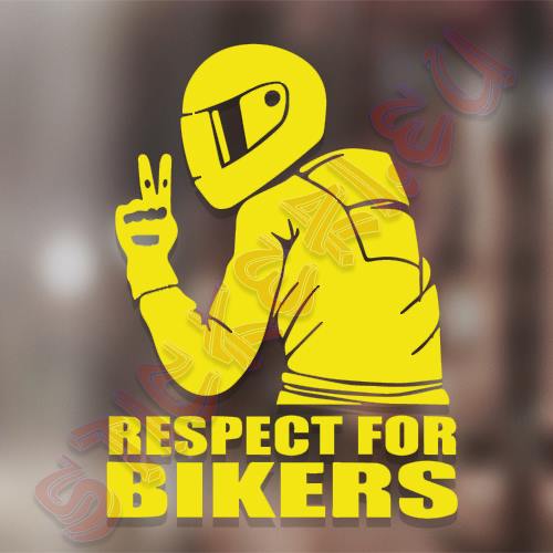Стикер Respect For Bikers 5