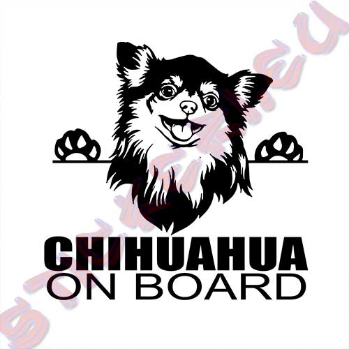 Стикер Chihuahua on board 2