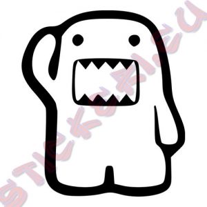 Стикер за автомобил Domo Kun