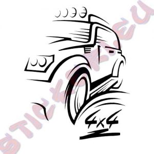 Стикер Off Road 4x4