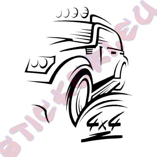 Стикер Off Road 4×4