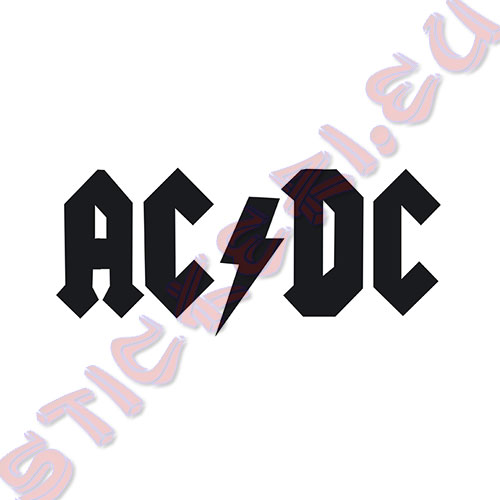Стикер за кола AC DC