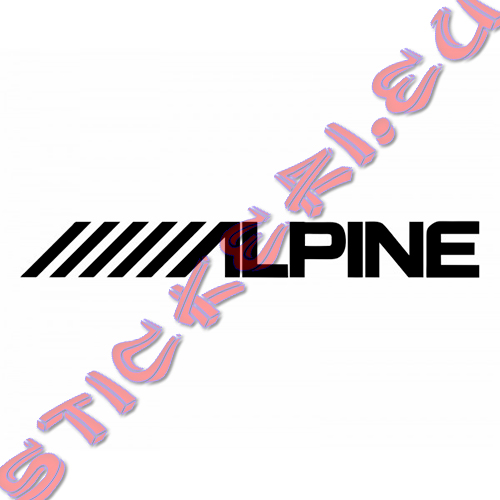 Стикер за кола Alpine